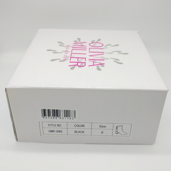 Olivia Miller Dream Lover Booties Boots Black 8 - Picture 10 of 10